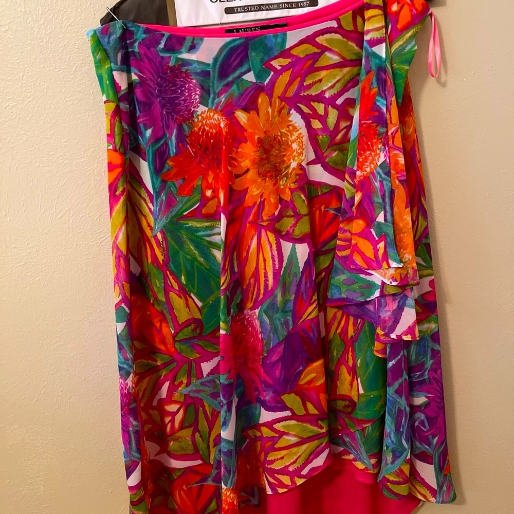 Lauren Ralph Lauren beautiful long floral skirt.‎ Various colors. As good as new